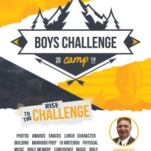Boys Camp (total $50) Registration Deposit ($25)